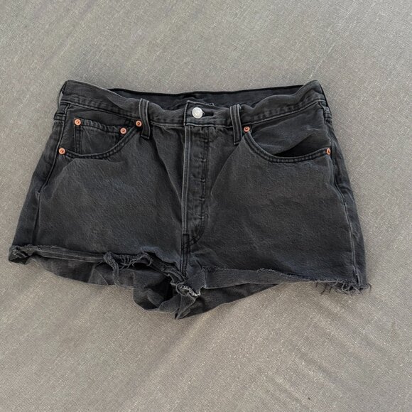 Levi 501 Denim Shorts - Picture 1 of 2